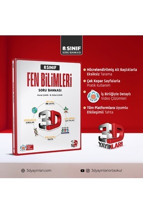 8. Sınıf Fen Bilimleri Soru Bankası Image 0