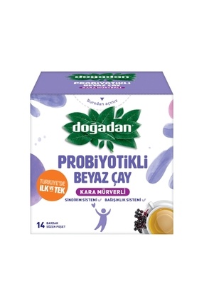 DOĞADAN BEYAZ ÇAY PROBİYOTİK VE KARA MÜRVER KARIŞIMI *12 Image 0