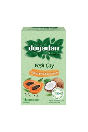 YEŞİL ÇAY PAPAYA- HİNDİSTAN CEVİZLİ*12 Image 0