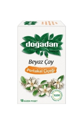 PORTAKAL ÇİÇEKLİ BEYAZ ÇAY-(18 li)*12 Image 0
