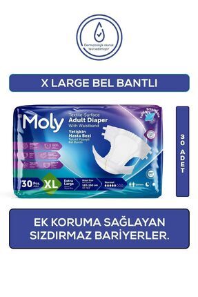 Bel Bantlı Hasta Bezi Xlarge 30'lu X3 Adet Image 0