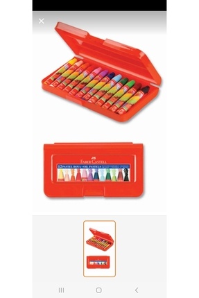 Faber-Castel Pastel Boya 12 Renk Plastik Kutu Image 0
