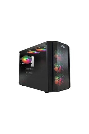 Powerboost X58Rgb-650W 80+ Usb3.0 6X12Cm Fan Siyah Atx Kasa (Jbst Image 0