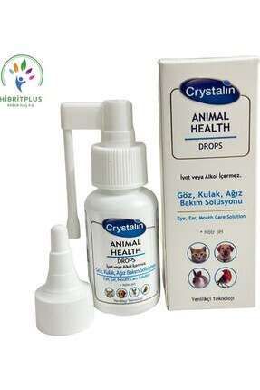 Crystalin Kedi Köpek Göz ve Kulak Temizleme Solüsyonu 50 ml Image 2