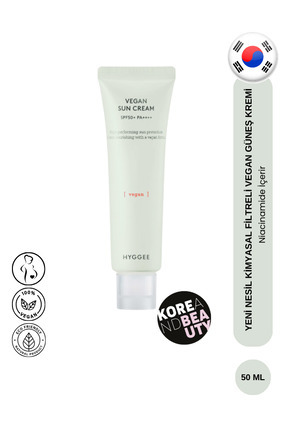 Vegan Sun Cream 50ml Spf50 Pa | Yeni Nesil Kimyasal Filtreli Vegan Yüz Güneş Kremi Image 0