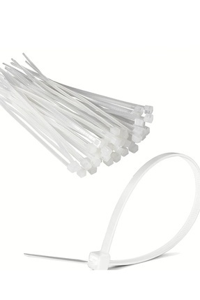 Cırt Kelepçe, Kablo Bağı, Plastik Kelepçe 2.5 x 100 Mm, 100 Adet Image 0