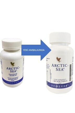 Arctic Sea- Omega3 Balık Yağı, Oleik Asit Ve E Vitamini Içeren Takviye Edici Gıda.(120 Softgels) Image 0