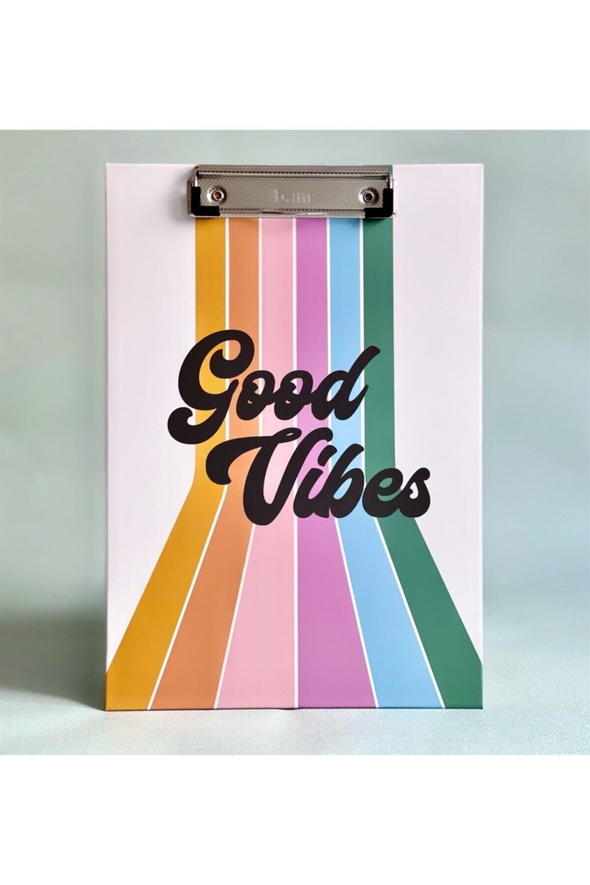 Gift Moda Good Vibes Tasarımlı Sekreterlik