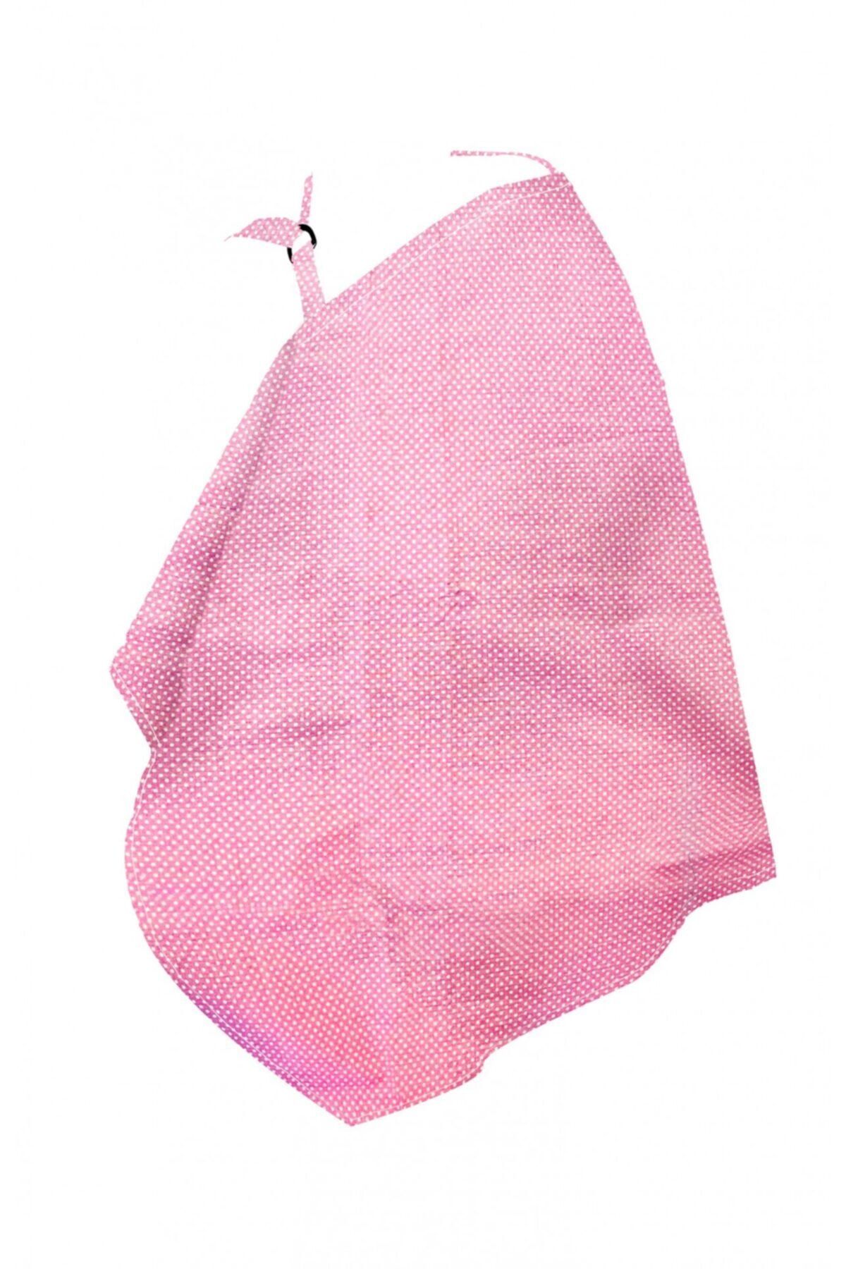 ELİTS BEBEK Pierre Cardin Pembe Puantiyeli Emzirme Örtüsü