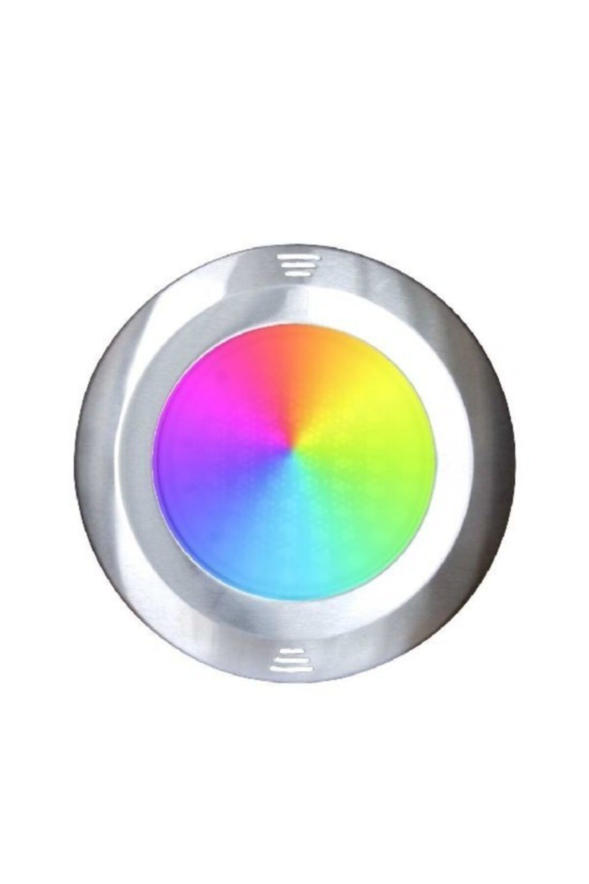 Gemaş Su Altı Paslanmaz Krom Çerçeveli Led Havuz Lambası Kovansız (4 Kablolu Rgb Işık)