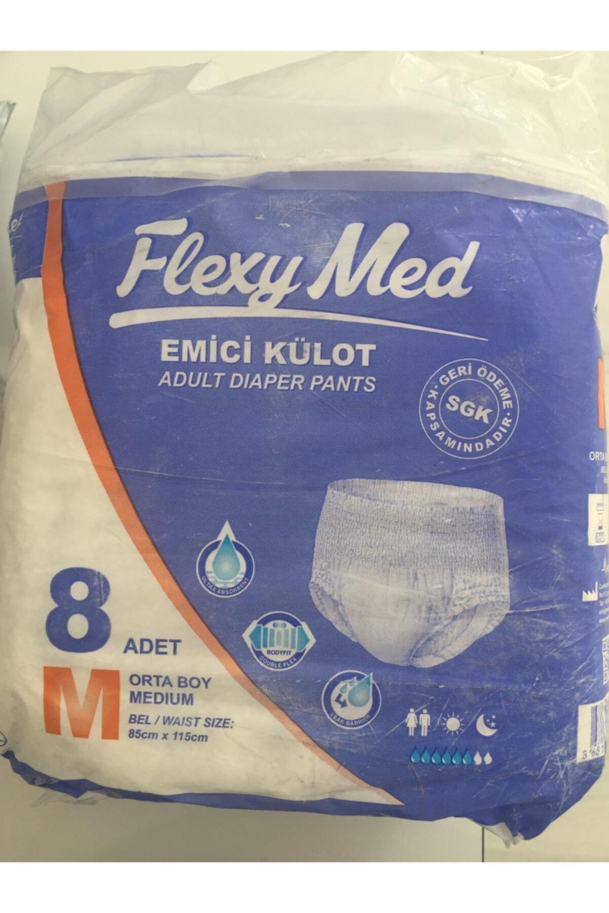 flexy med Külot Bez 8'li Medium