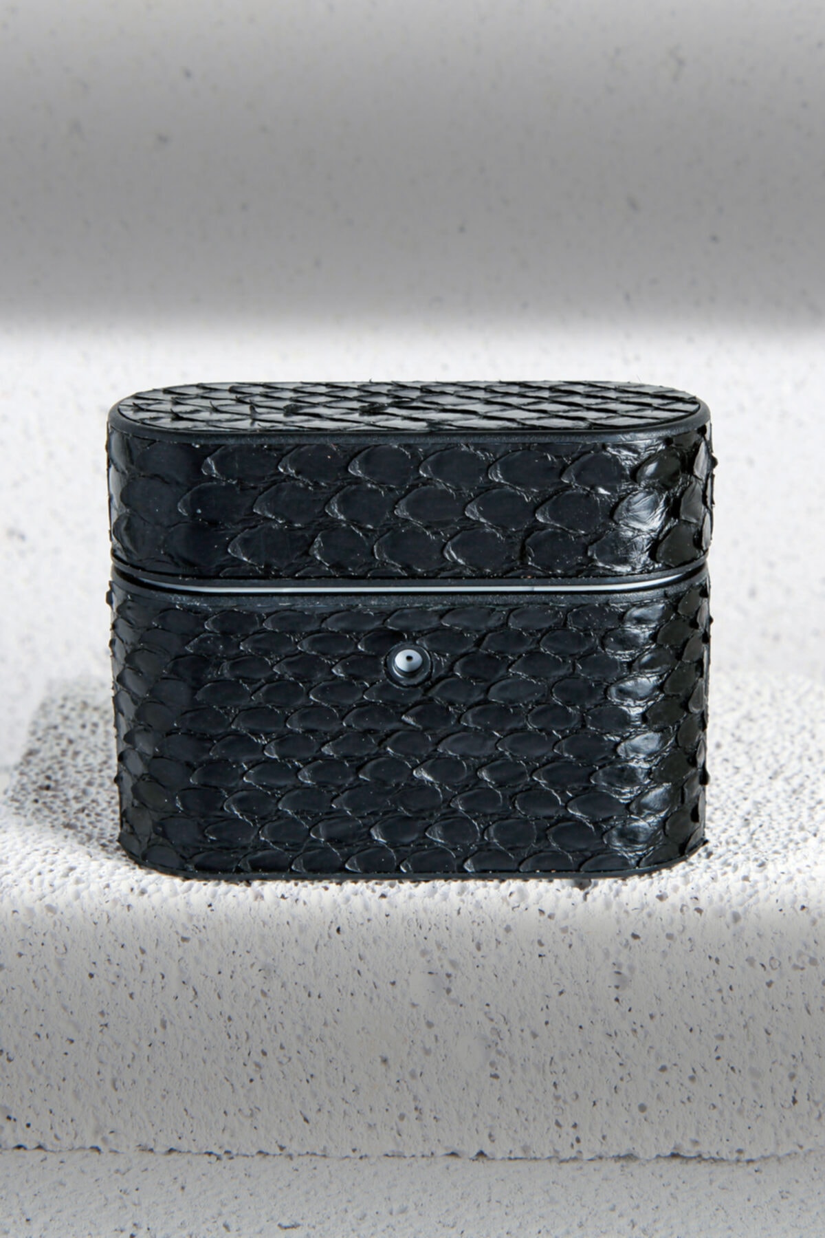 EGZOTİCA LUXURY Python Yılan Derisi Airpods Pro Kılıfı-siyah