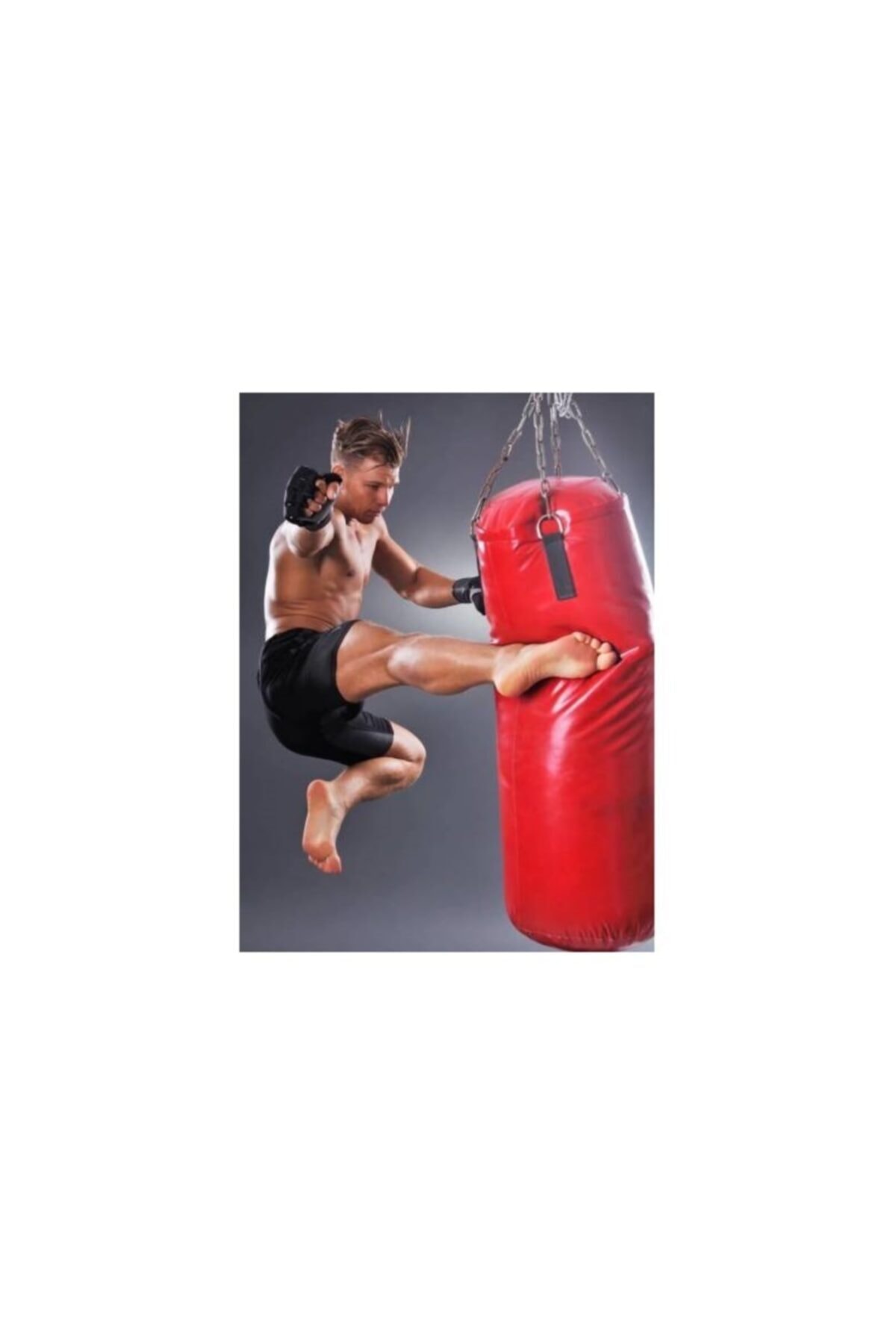 Muba Kum Torbası 100x30 Profesyonel Boks Torbası Zincirli Kum Torbası