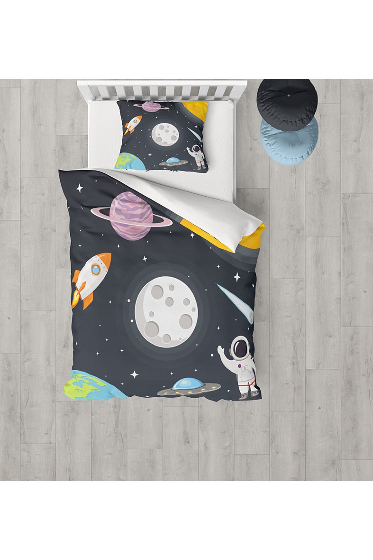 Evperest Astronot Yatak Örtüsü