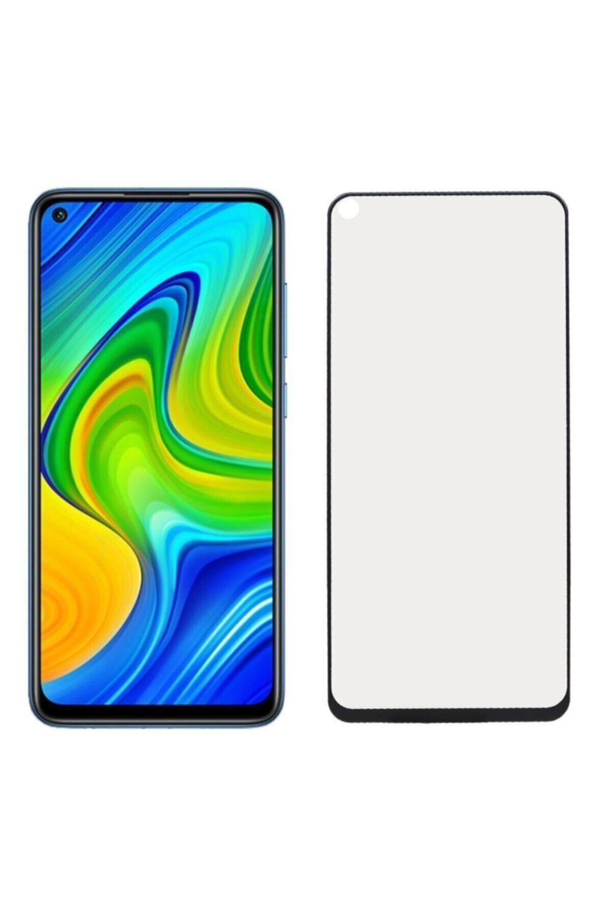 EPRO Xiaomi Redmi Note 9 Siyah Seramik Nano Ekran Koruyucu Tam Kaplayan Mat Kırılmaz Esnek Cam