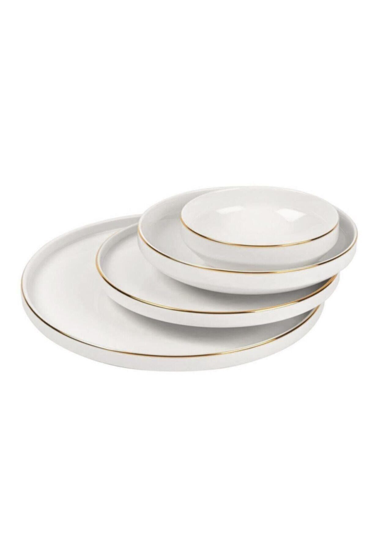 Mikasa Moor Gold Modern 48 Parça Yemek Takımı (12 Kişilik)