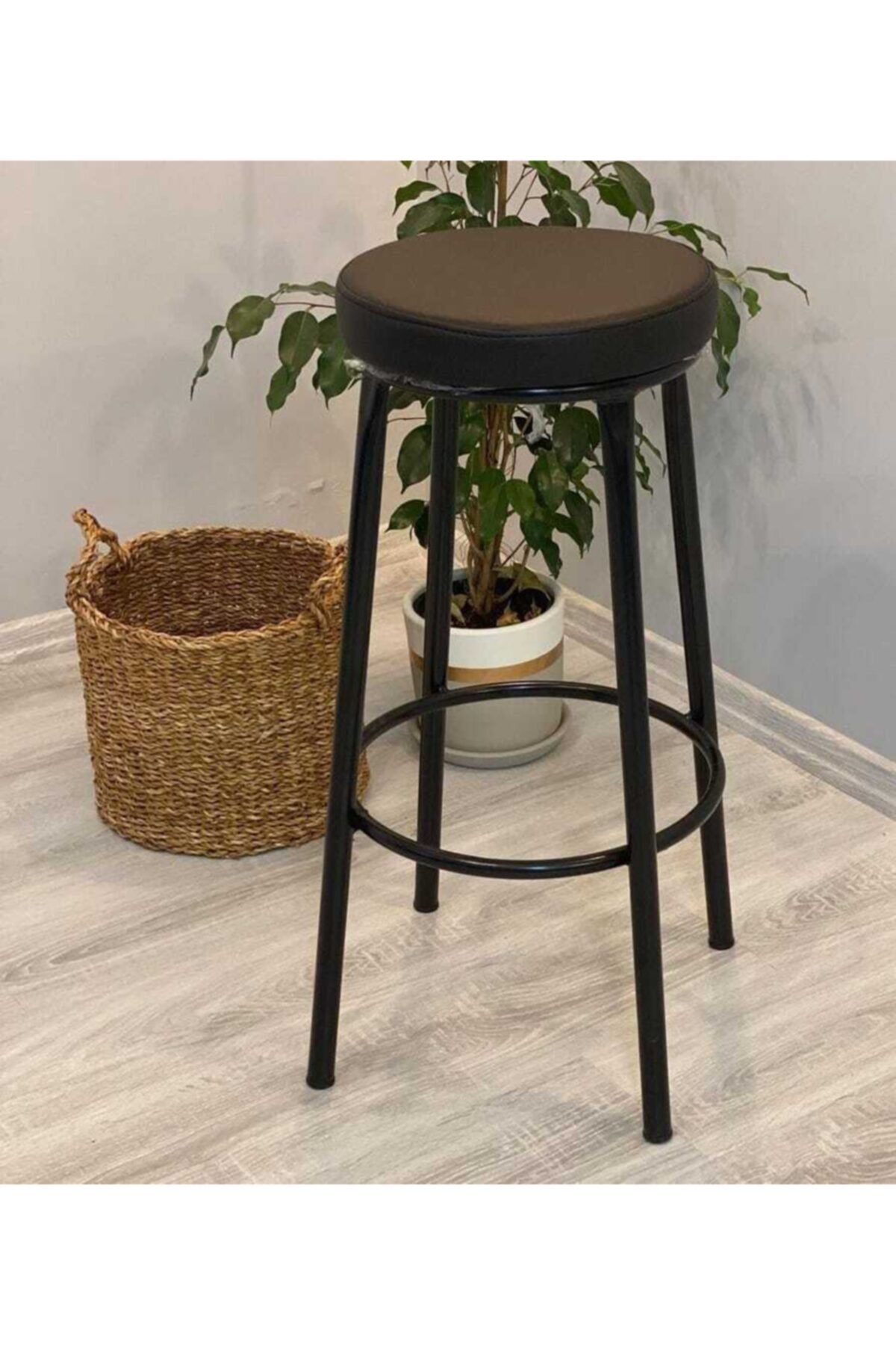 Grande Home Bar Taburesi Siyah - Siyah Minder