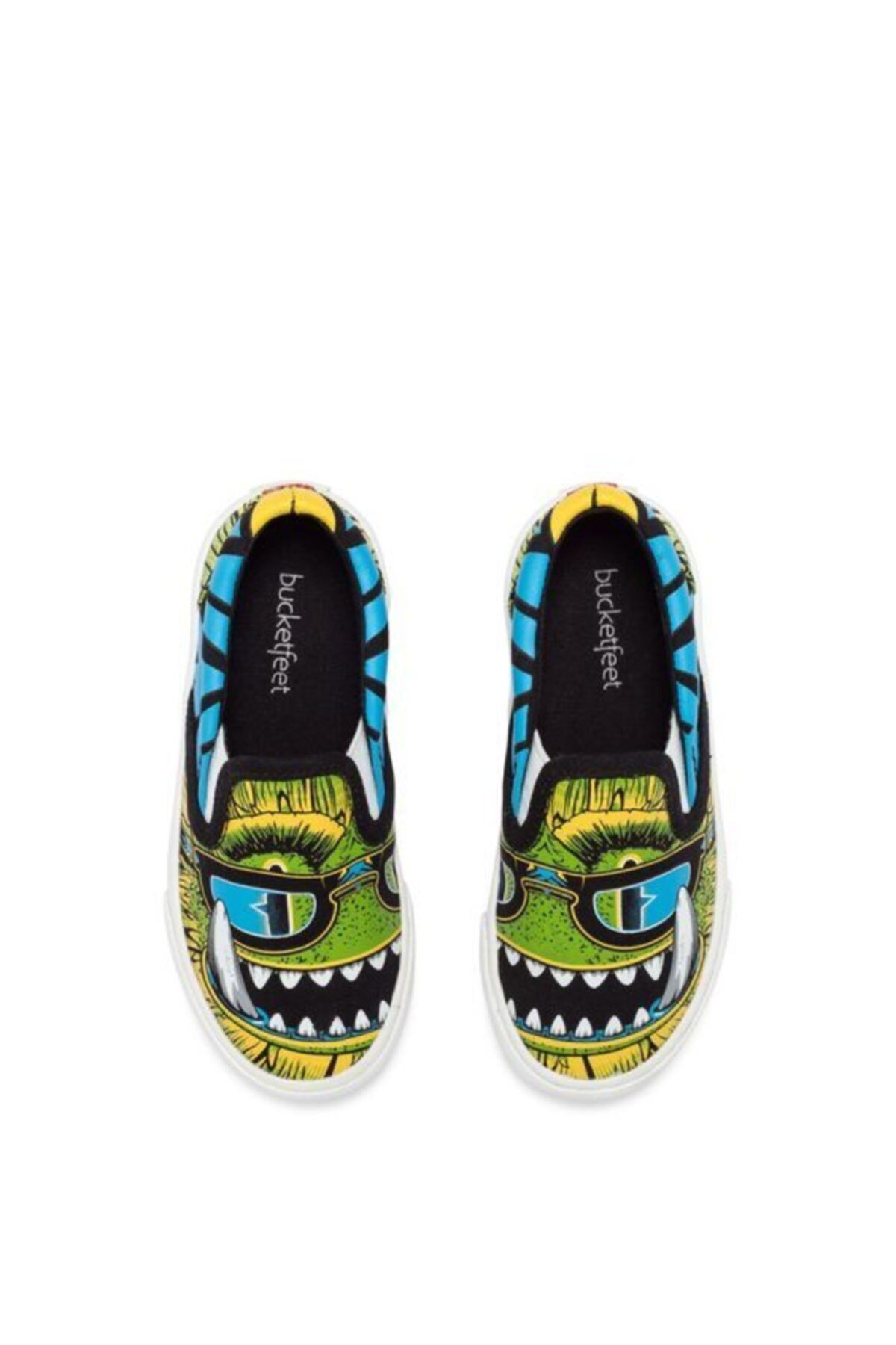 Bucketfeet Erkek Çocuk Yeşil Desenli Espadril, Erkek Çocuk Günlük Ayakkabı