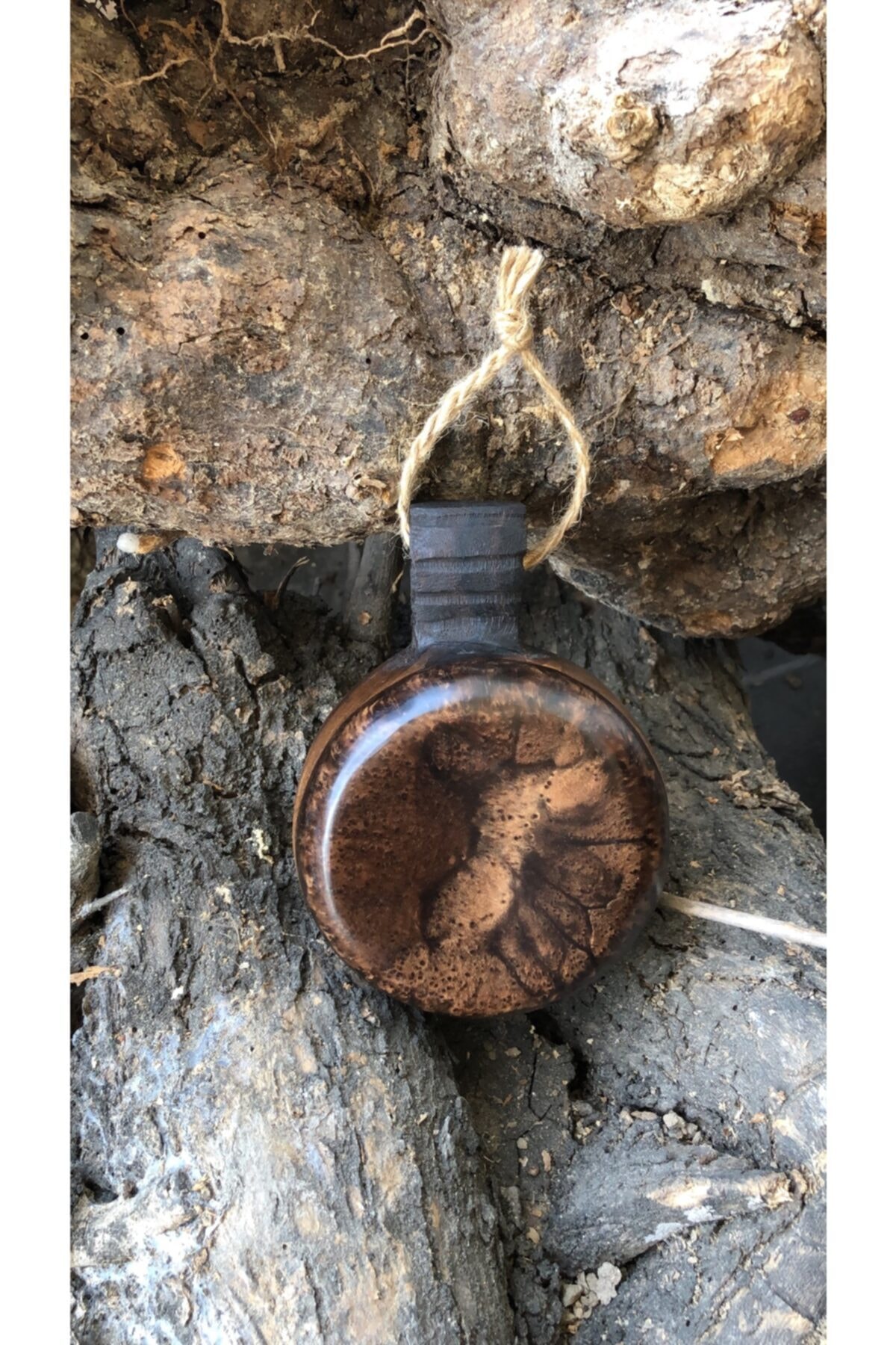 Black Beads Accessory Hnwoodworks Ceviz Bronze Kuksa Bardak