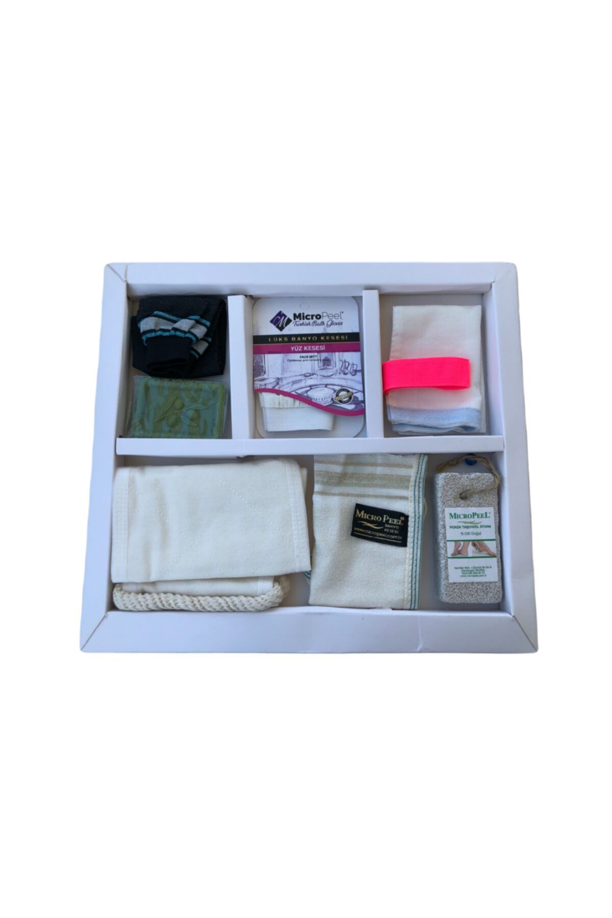 micropeeling Doğal Banyo & Hamam Kese Seti Hediyelik