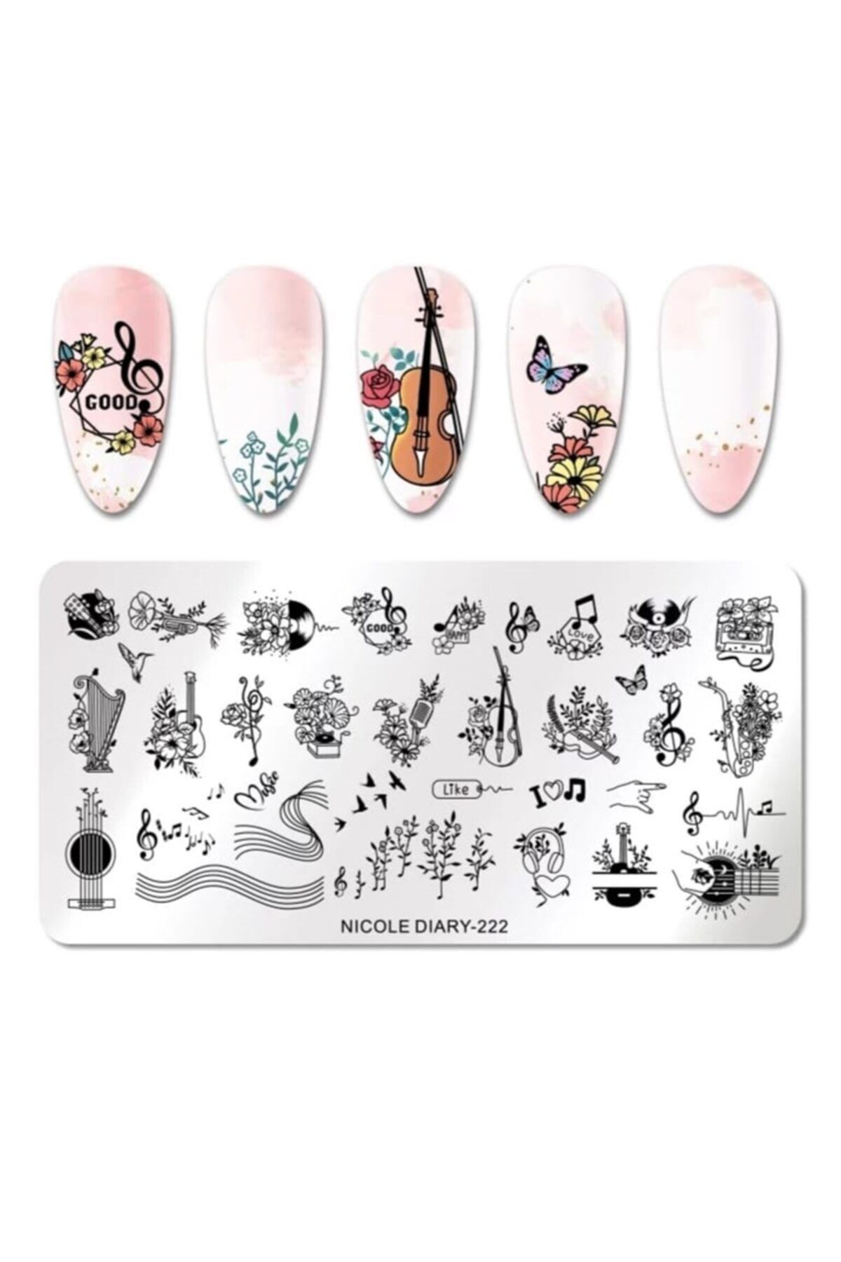 NICOLE Diary Metal Stampa Tabakası 222 51560