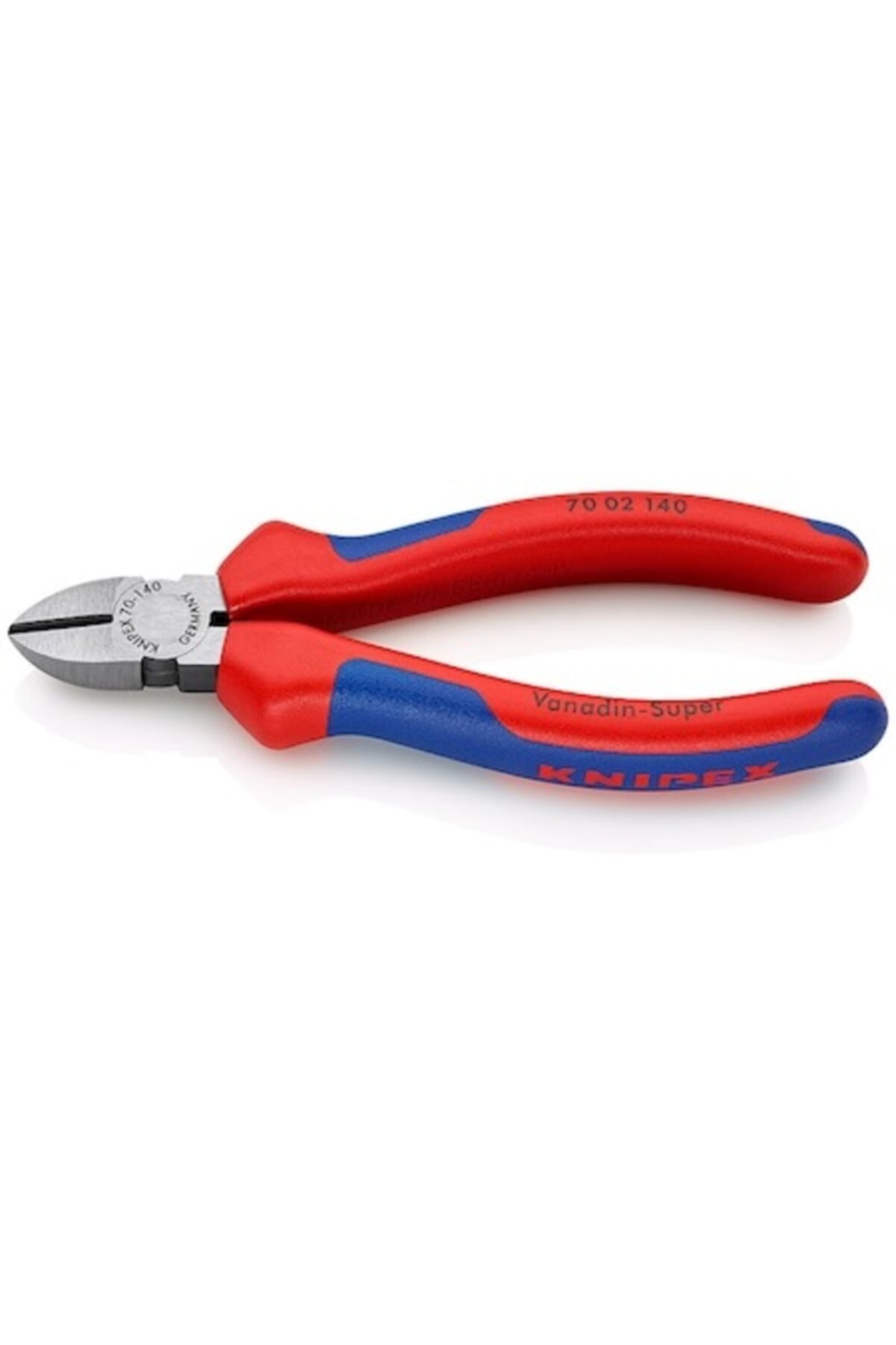 Knipex 70 02 140 Yan Keski Polisajlı 140 mm