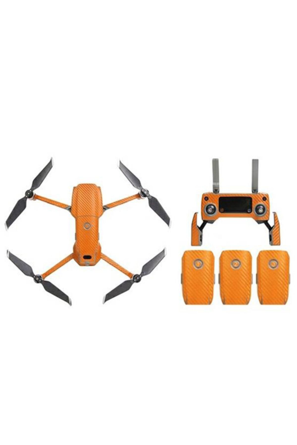 SunnyLife Djı Mavic 2 Pro & Zoom Drone Için Stiker Combo Orange -m2-tz432-c