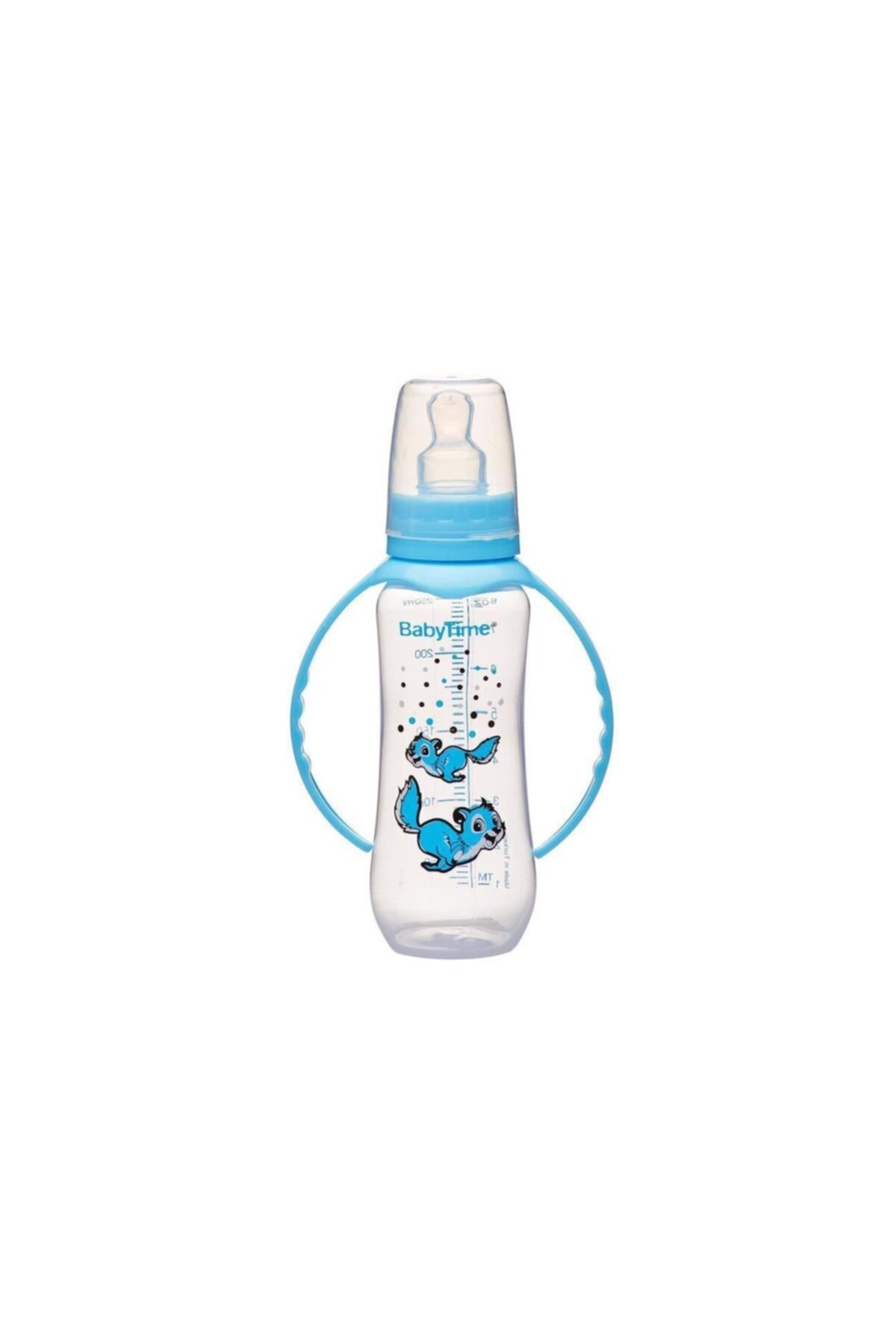 Babytime Bt069 Kulplu Pp Biberon 250cc - Mavi