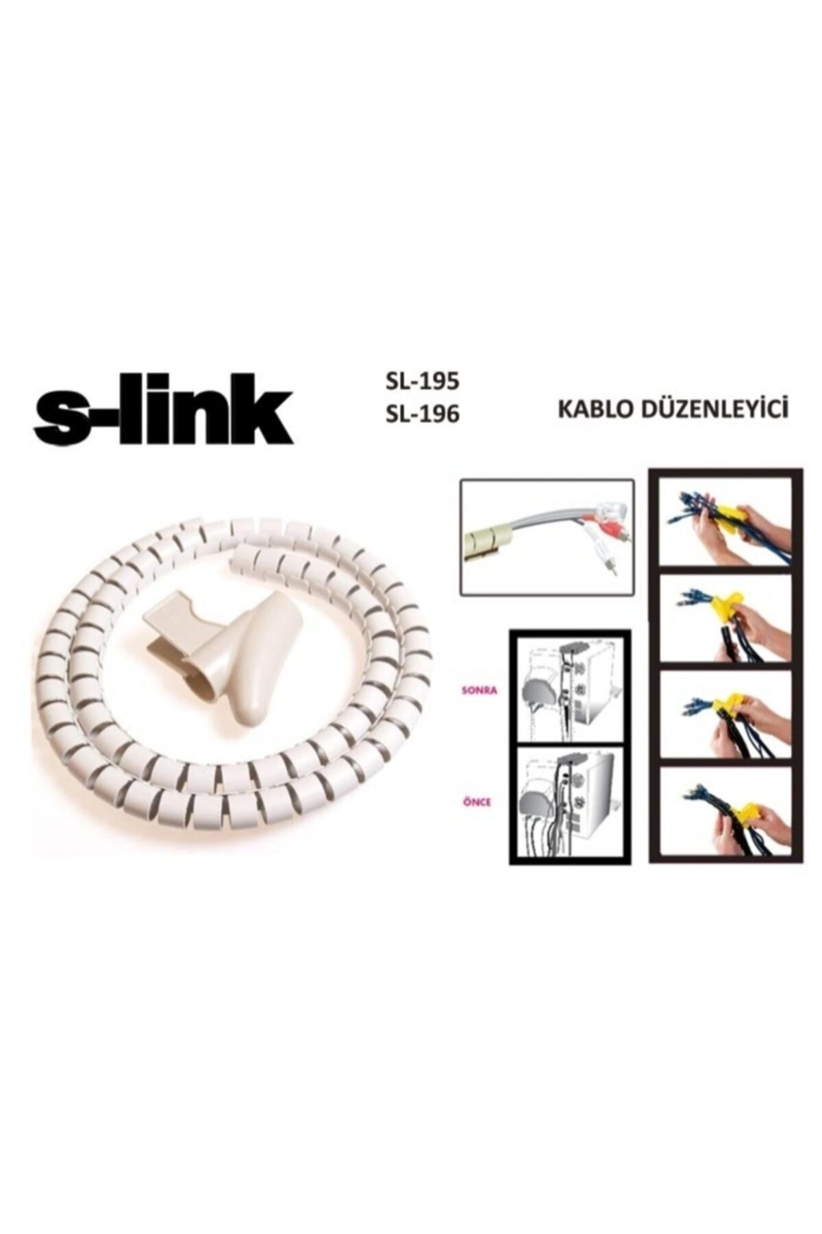 SLINK Sl-195 22mm 20mt Kablo Toplayıcı