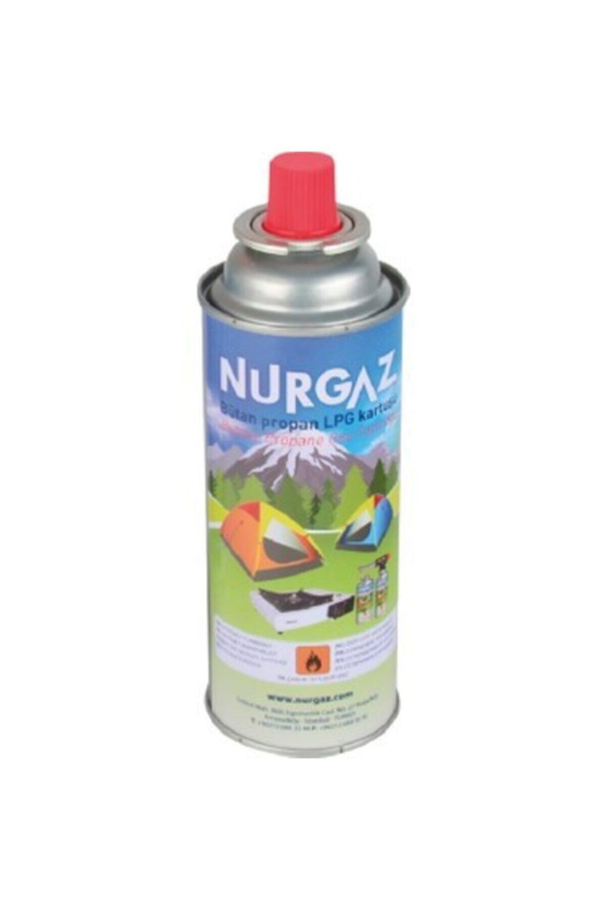 NURGAZ 5 Adet Ng207 Valfli Kamp Ocak Gaz Kartuşu 220 gr