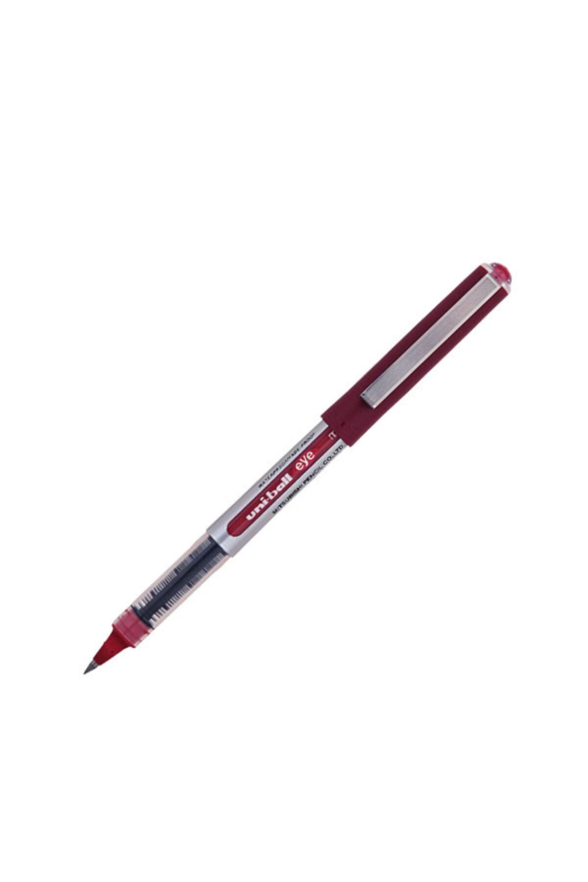UNİBALL Roller Kalem 10 Eye Broad Jel Bilye Uç Imza Kalemi 1.0 Mm Kırmızı Ub-150 ( 12 Adet )