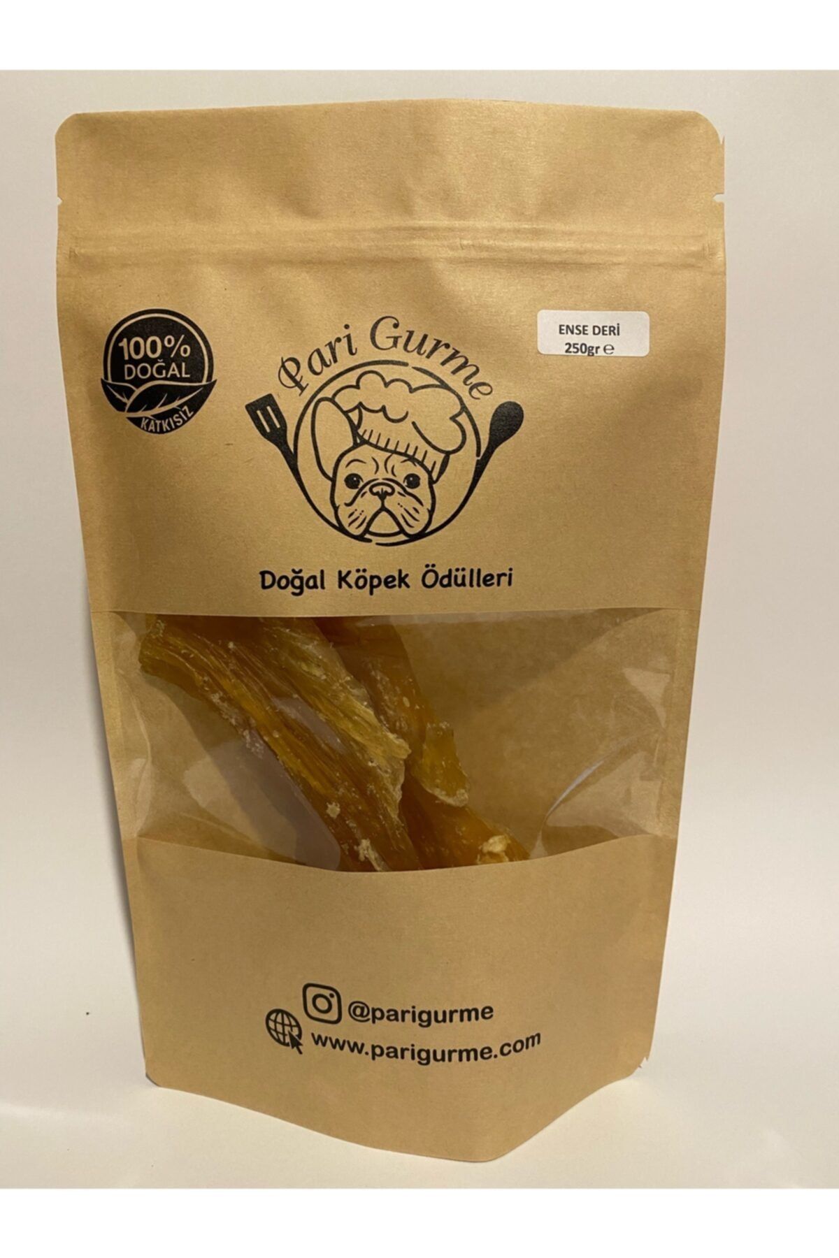Pari Gurme Dana Ense Siniri Köpek Ödülü %100 Doğal Naturel Barf 250gr