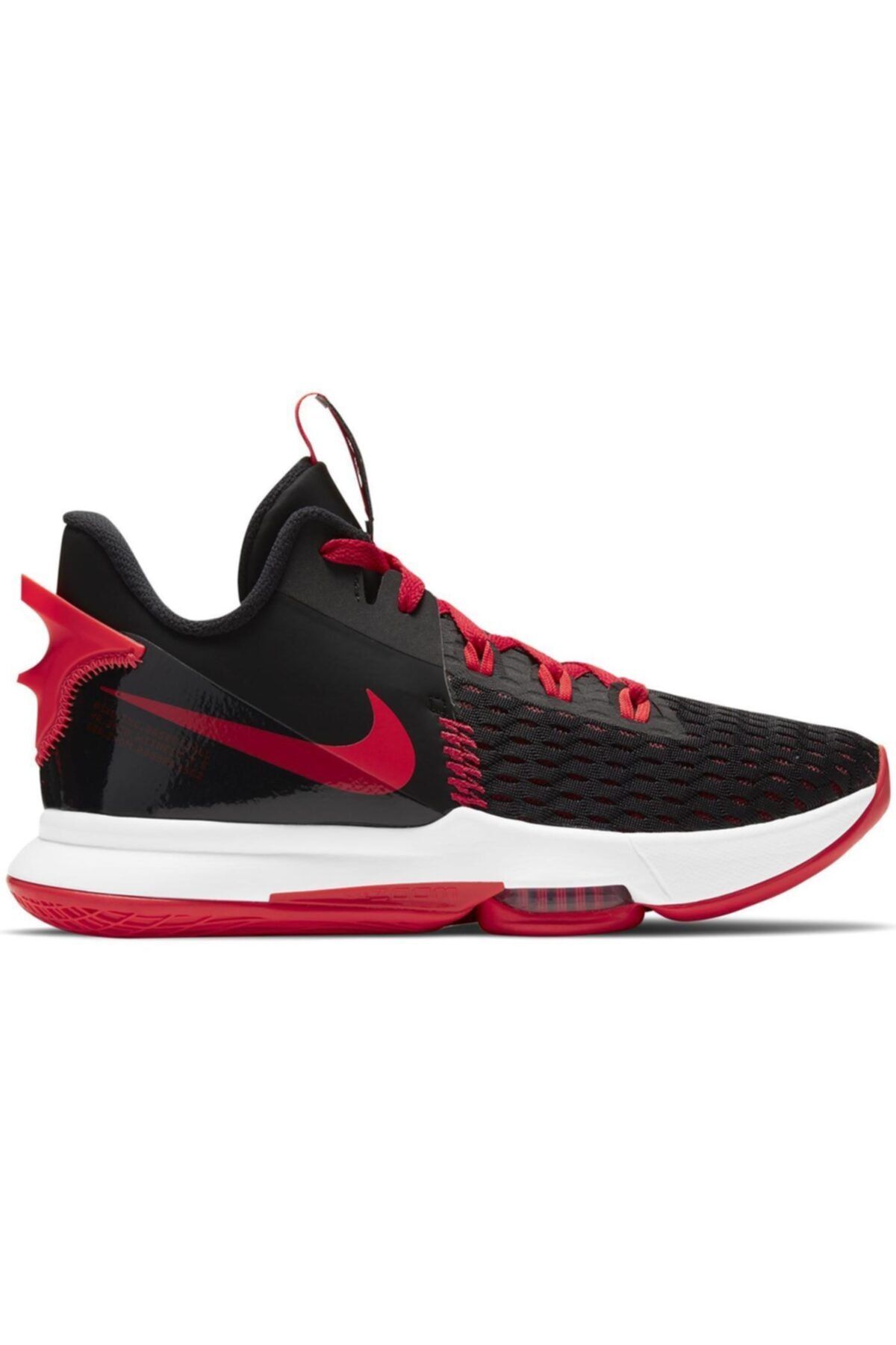 Nike Lebron Witness V Nba Unisex Siyah-kırmızı Basketbol Ayakkabısı Cq9380-005