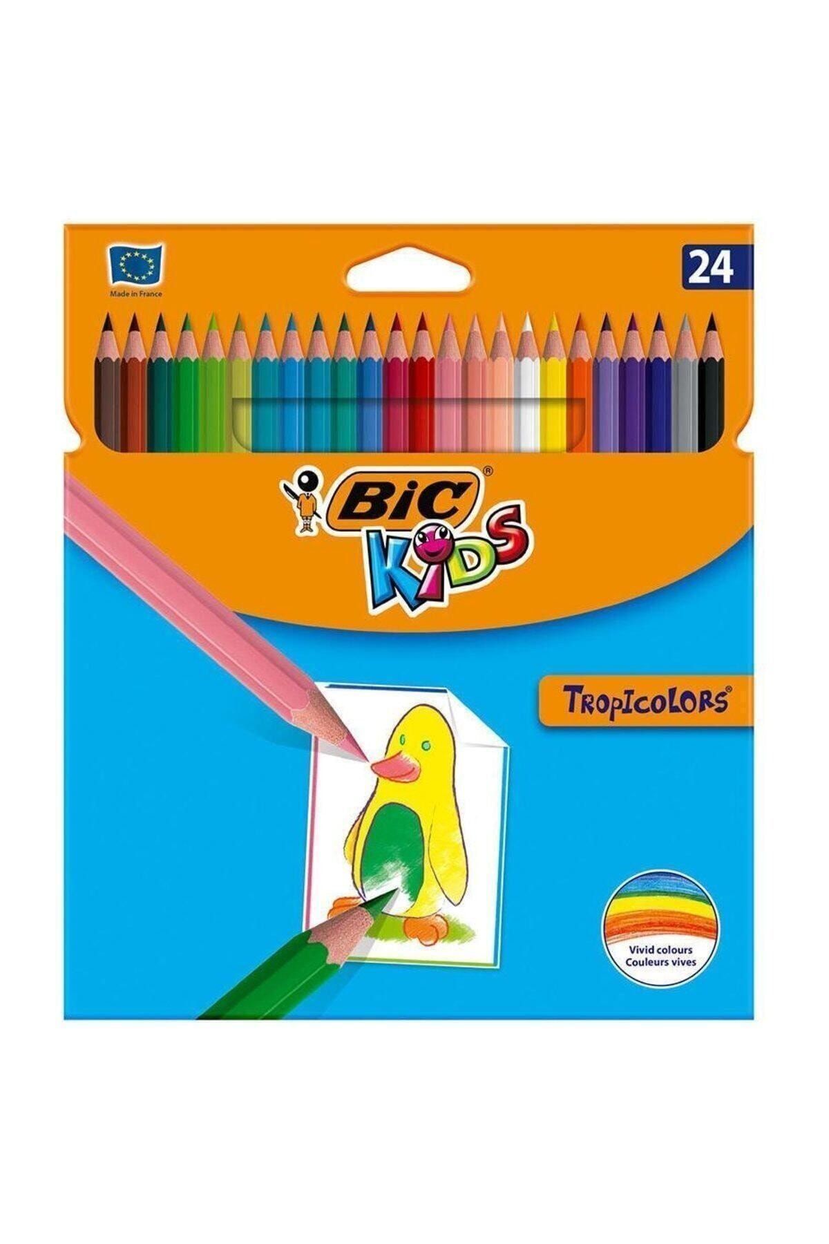 parti selesi Kids Tropicolor Kuru Boya Kalemi 24 Renk