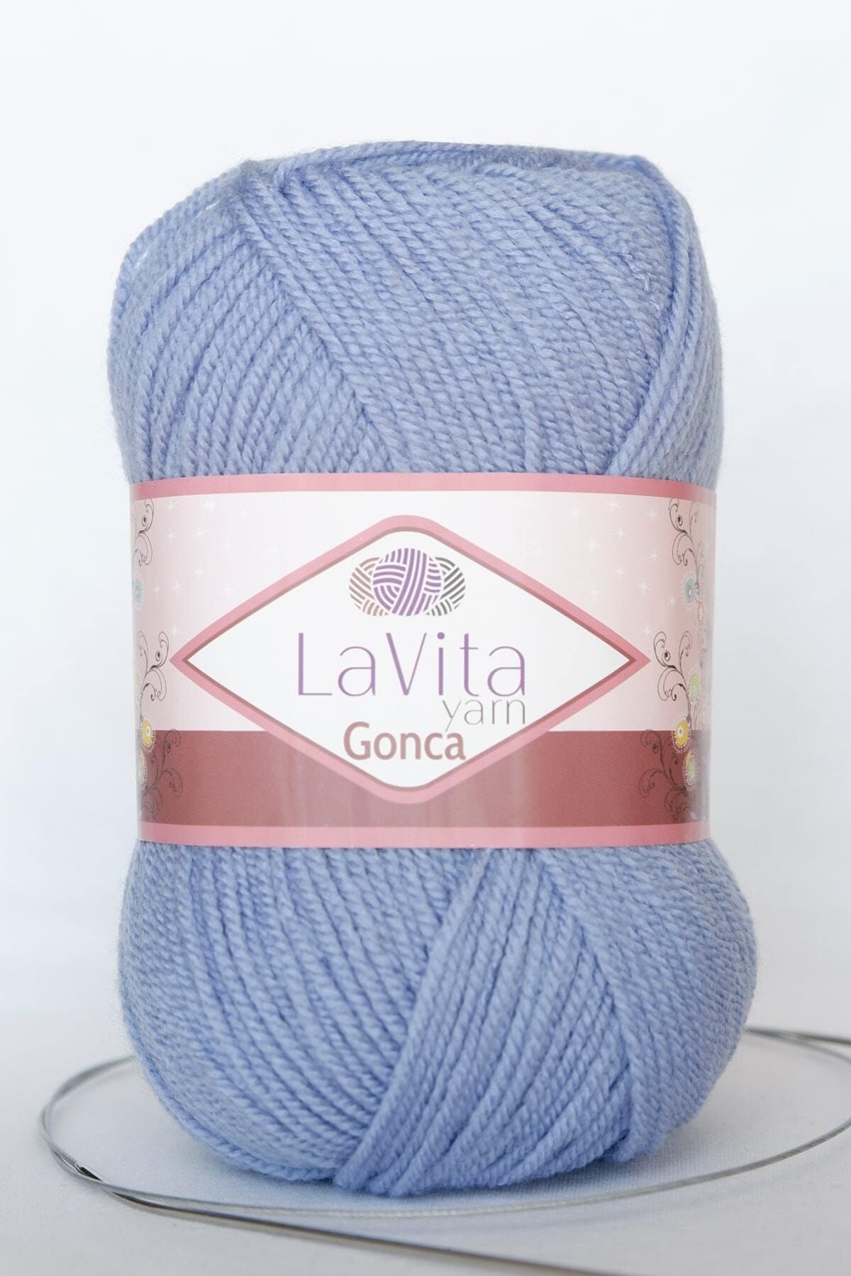 LaVita Yarn Gonca El Örgü Ipligi Taka Yarn (5023-SABAH MAVİ)