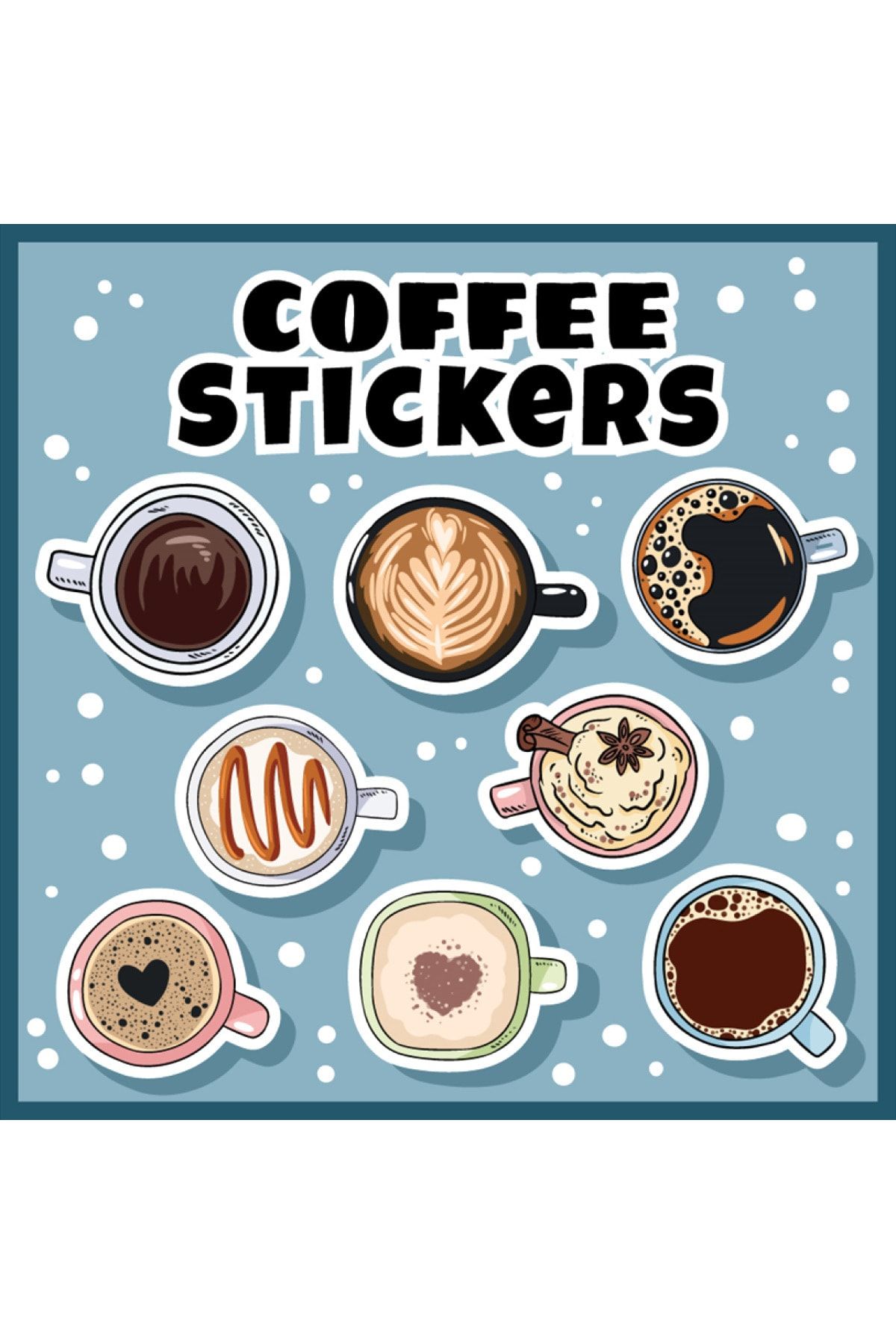 Ünsal Desing Kahve Stickers Set