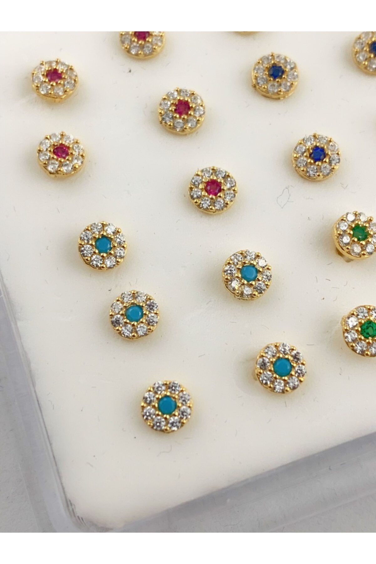 UygunGümüşçülük Hızma 925 Ayar Gold Gümüş Firuza Taş Figürlü 1 Adet