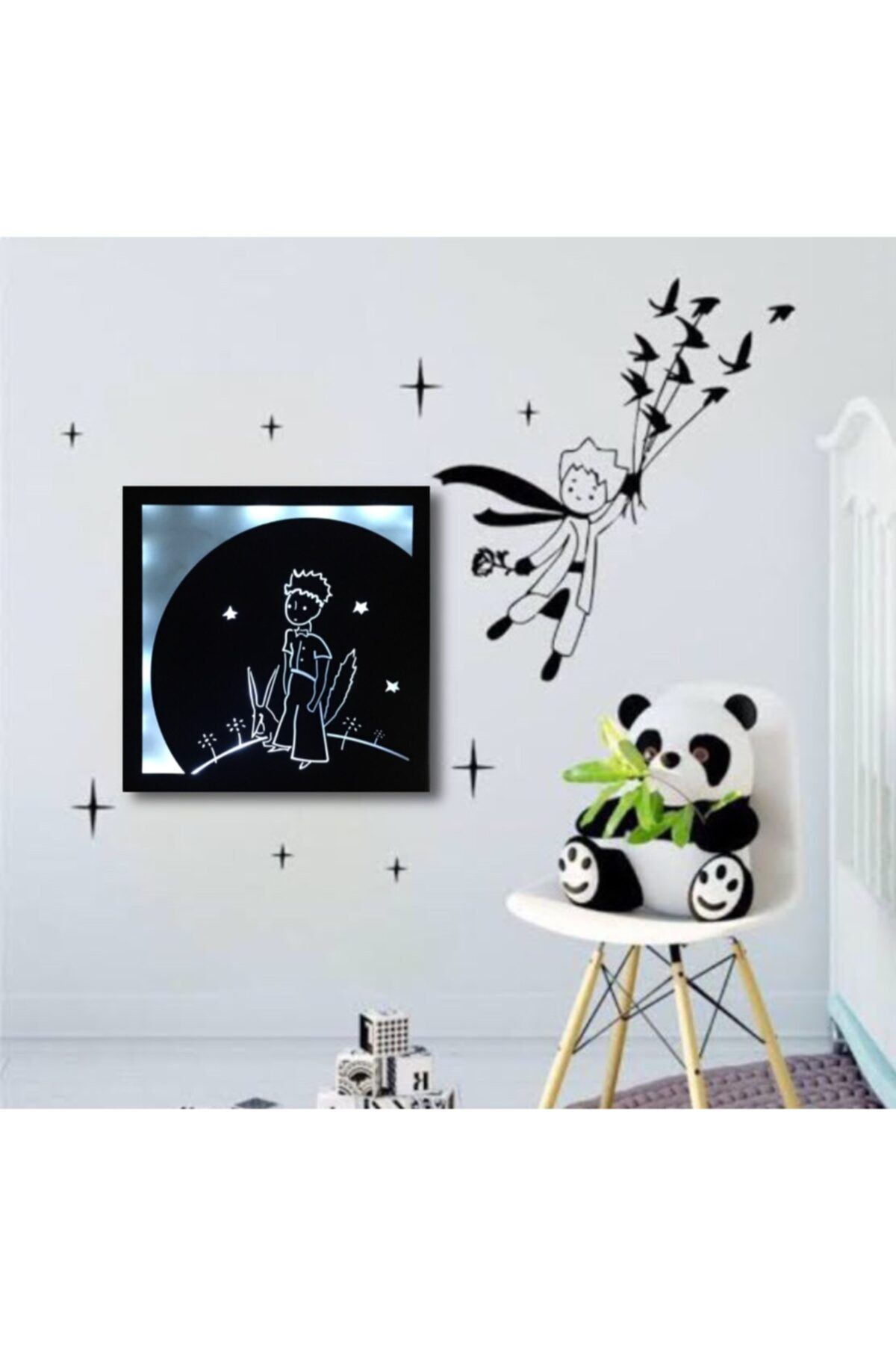 DGN Wall Decor The Lıttle Prınce/küçük Prens Çocuk Duvar Tablosu 50x50