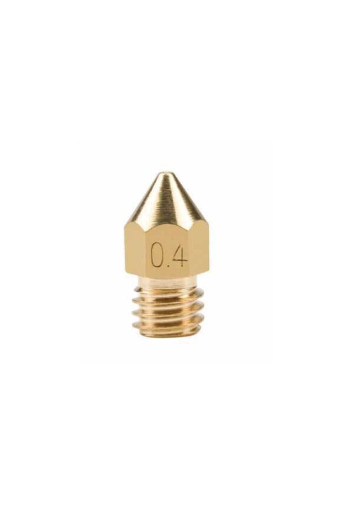 Robo90 0.4mm Mk8 Pirinç Nozzle- Creality Ender 3 V2/ender 3 Pro/cr10 Uyumlu