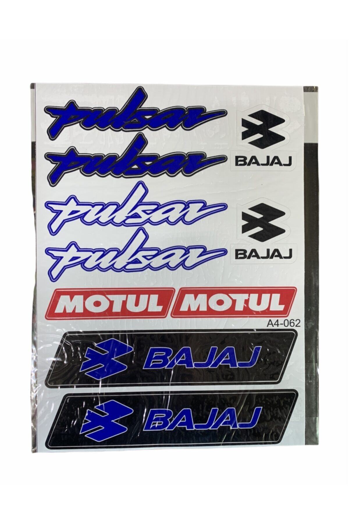 Gogo Motorsiklet Yapışma Sticker A4 Set 011