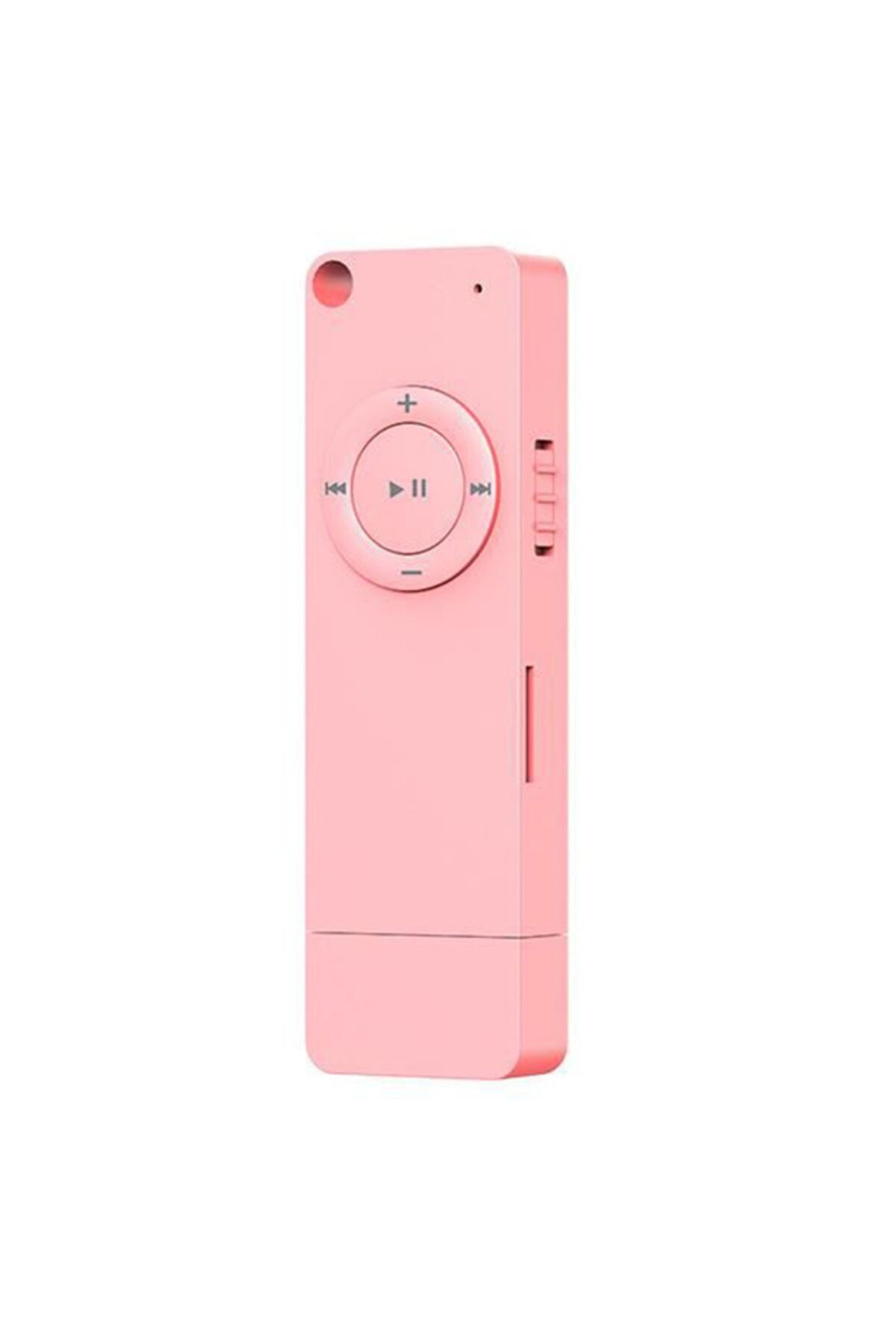 Streak Sd Hafıza Kart Girişli Hoparlörlü Usb Şarjlı Mp3 Müzik Çalar Player - Pembe