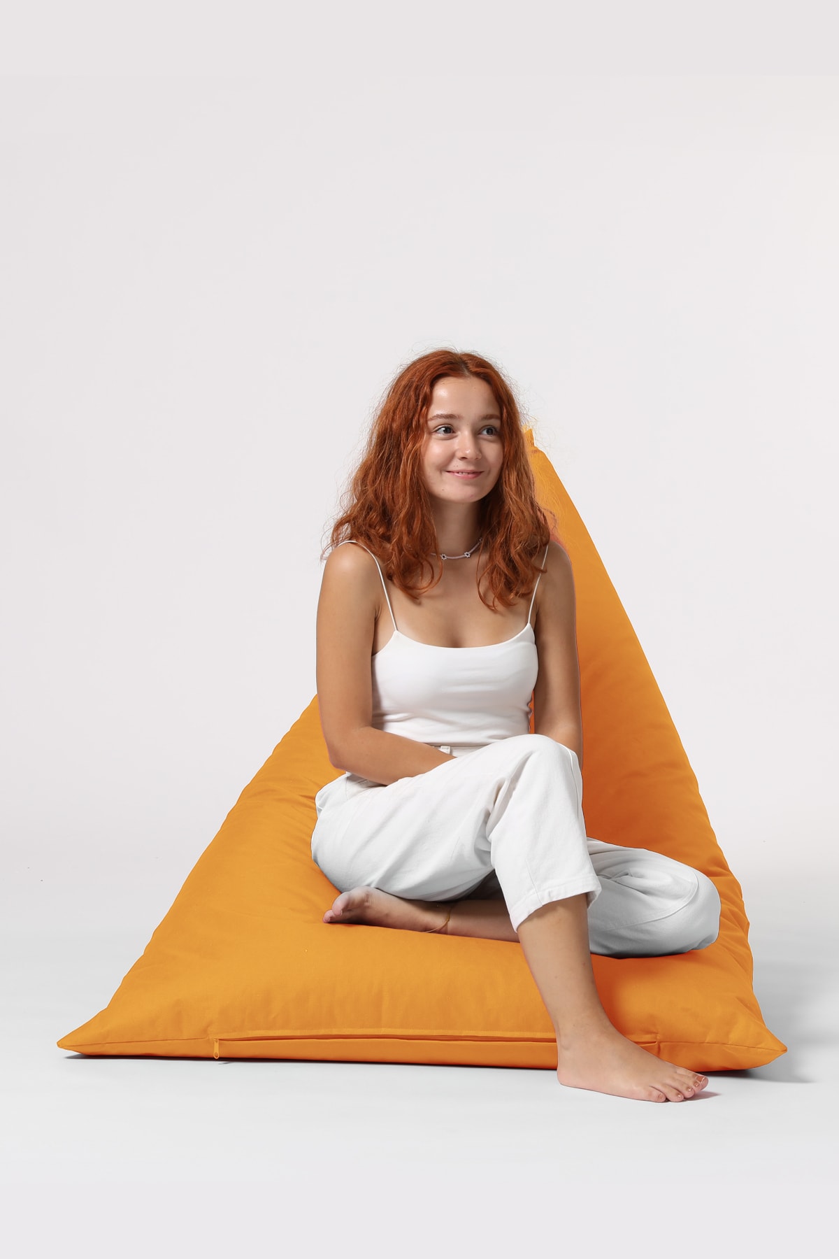 EARMUT Piramit Armut Koltuk Turuncu