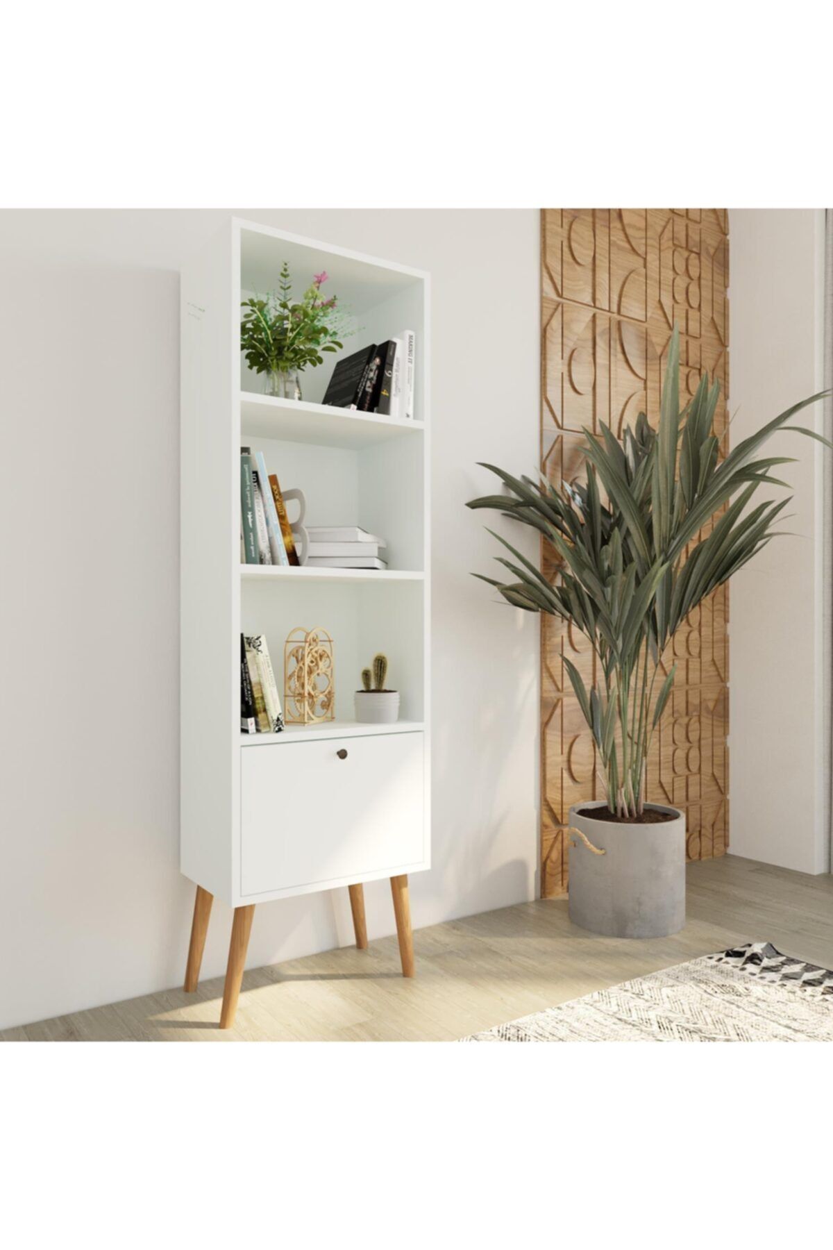 Bimossa W5010 Janus Kitaplık Beyaz