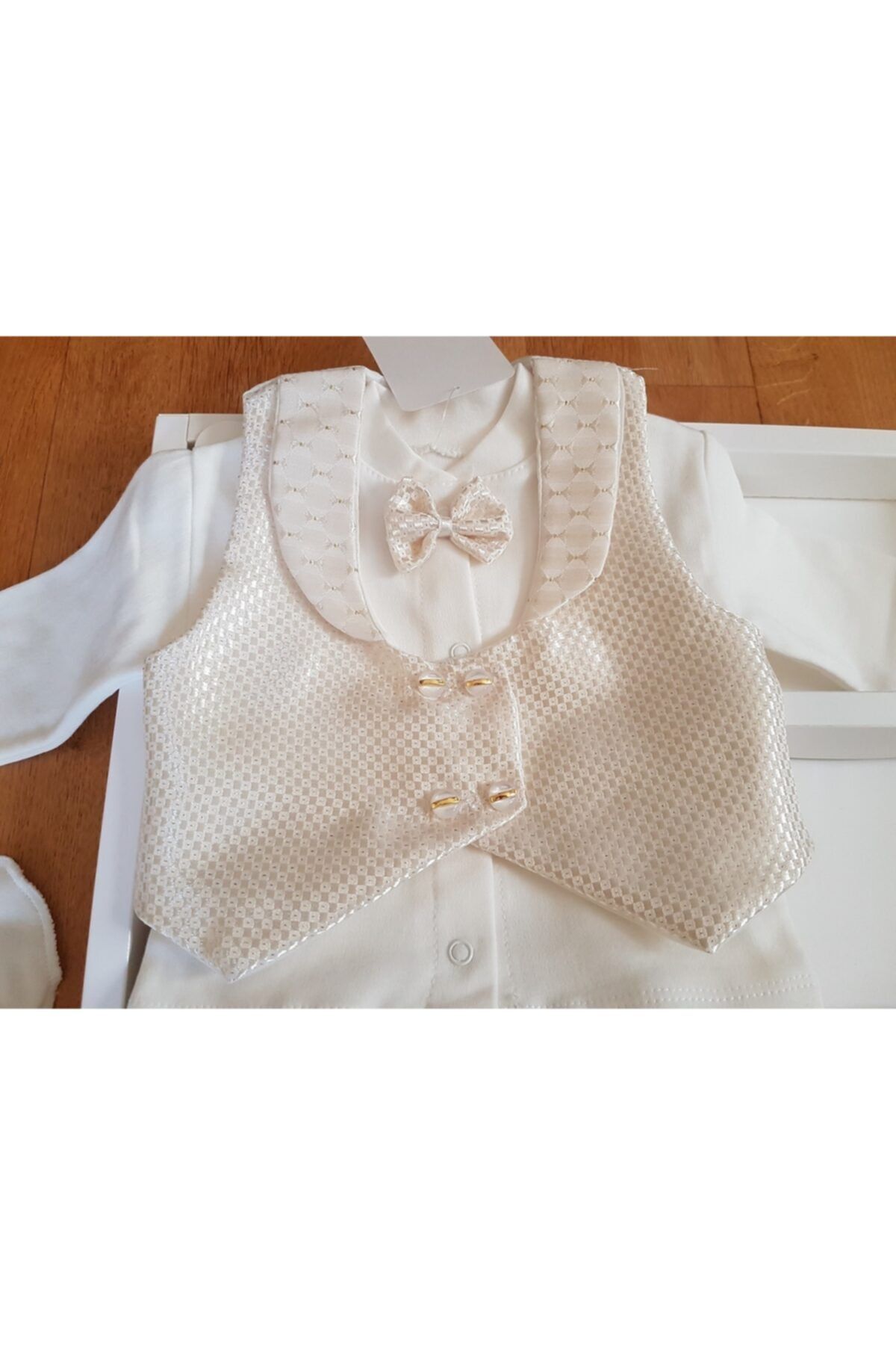 Petite Ponpon Baby Erkek Bebek Mevlüt Takımı Hastane Çıkışı Sünnetlik, Bayramlık Bebek Doğum Hediyesi