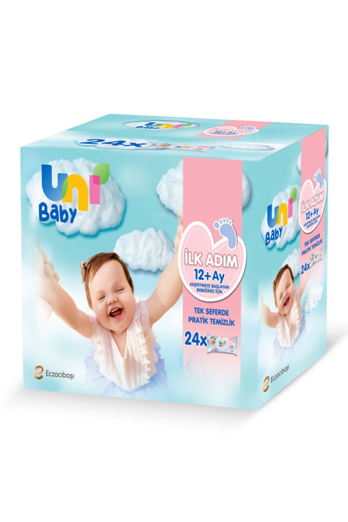 Uni Baby Ilk Adım Islak Mendil 24x52 Ad