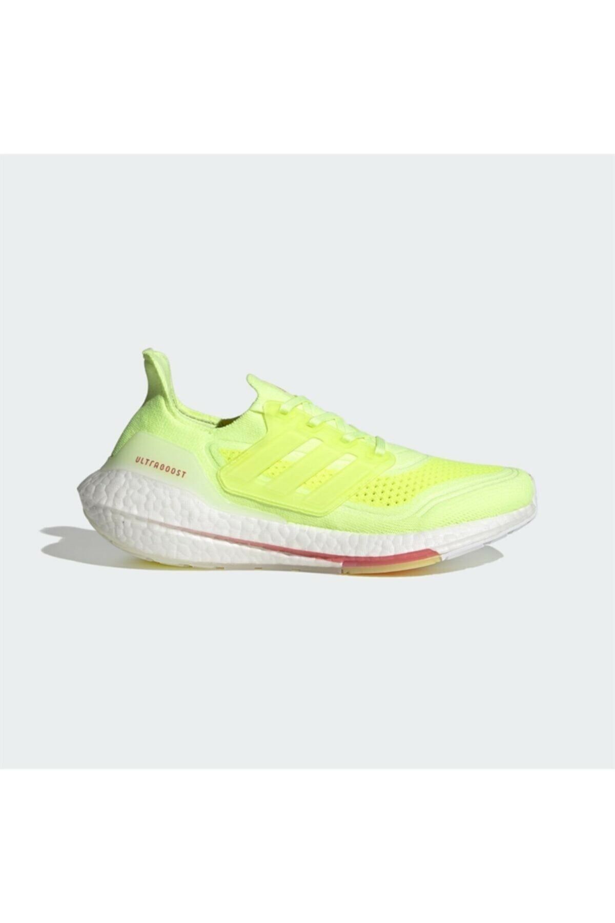 adidas Ultraboost 21 W Fy0398-98 Unisex Yeşil Spor Ayakkabı