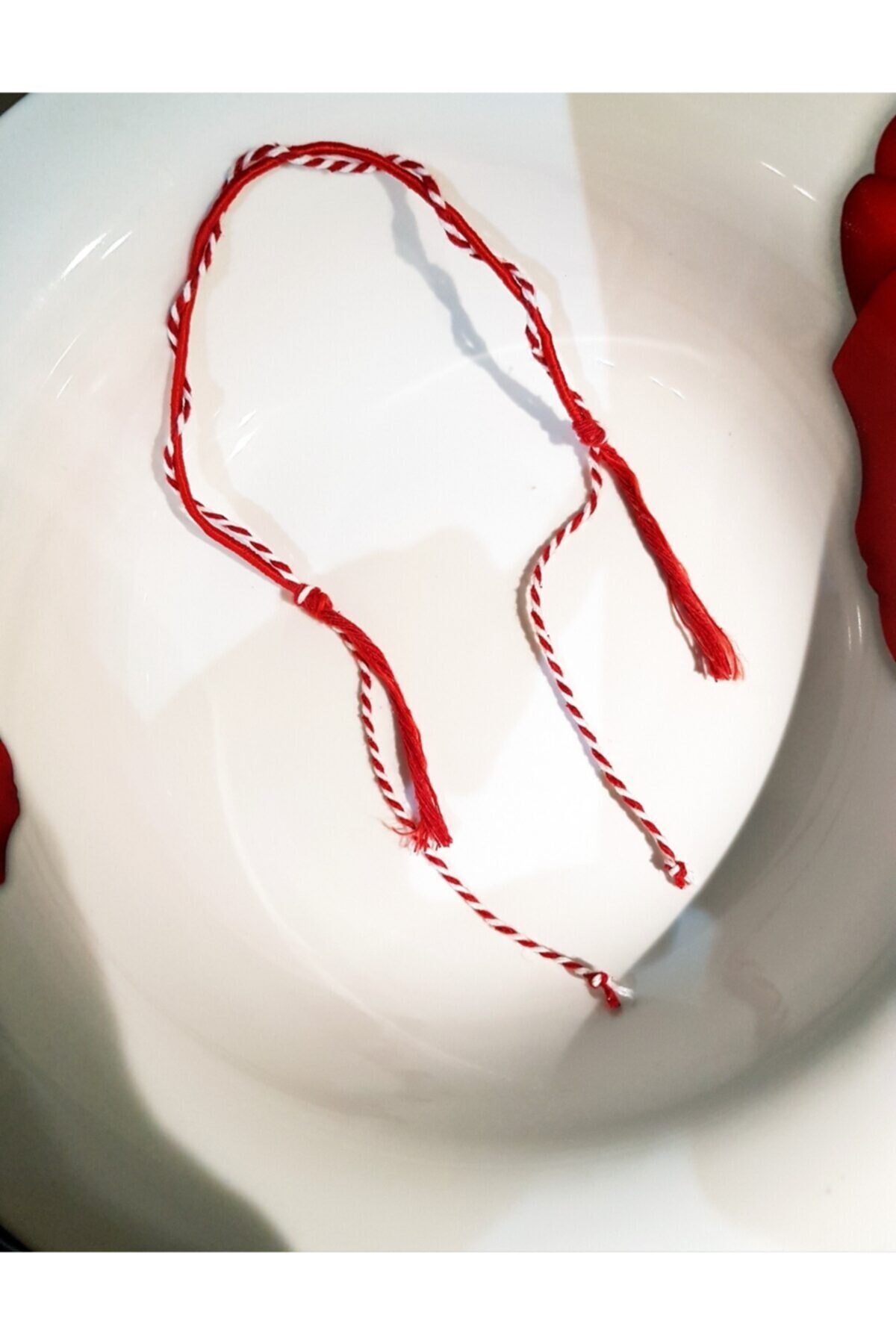 Firuze Butik Kırmızı İp Halhal Marteniçka