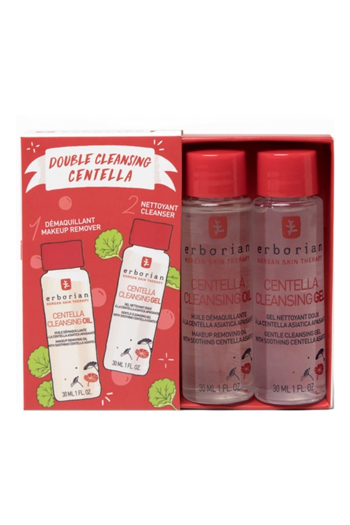 erborian Erborıan Kit Detox Centella Cleansing Yüz Bakım Seti 30+30 Ml