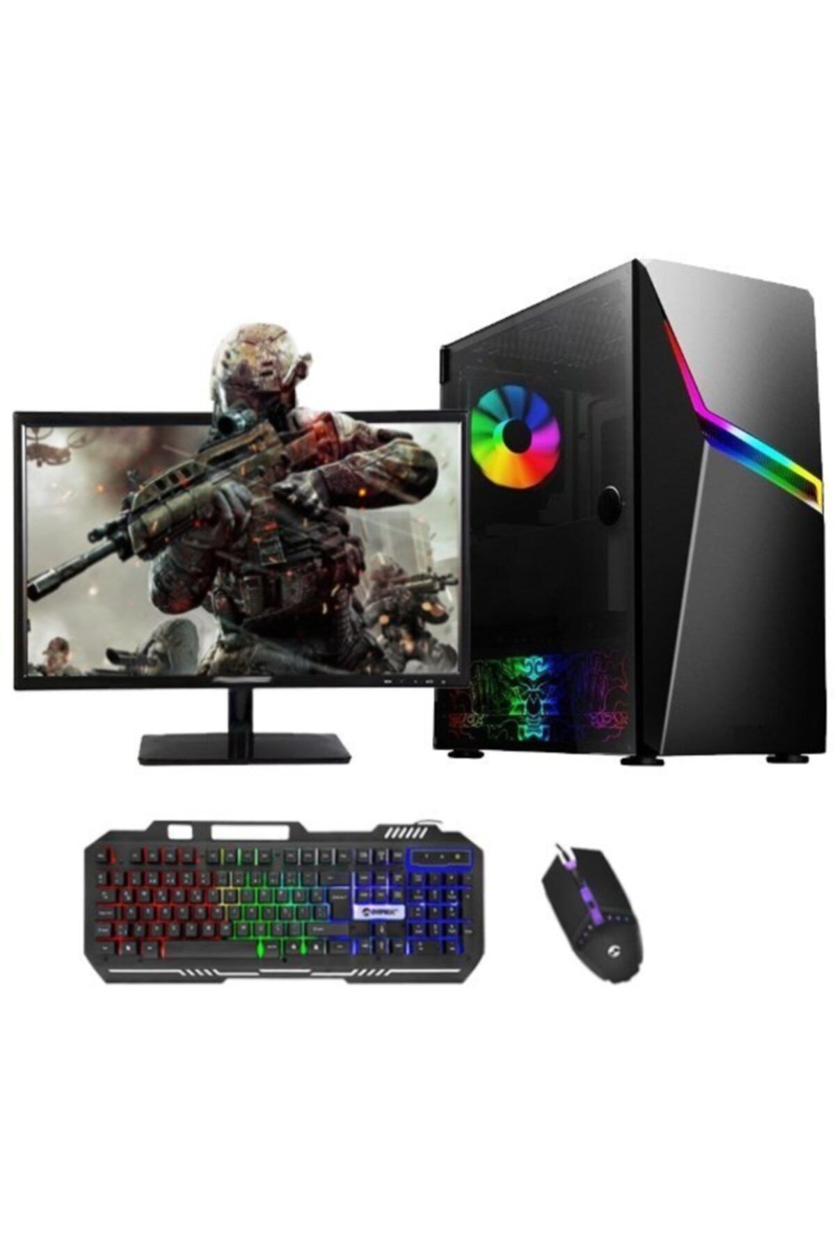 ROGAME Intel I5 9400f 8gb 120gb Ssd 1tb Hdd 4gb Rx550 21,5\