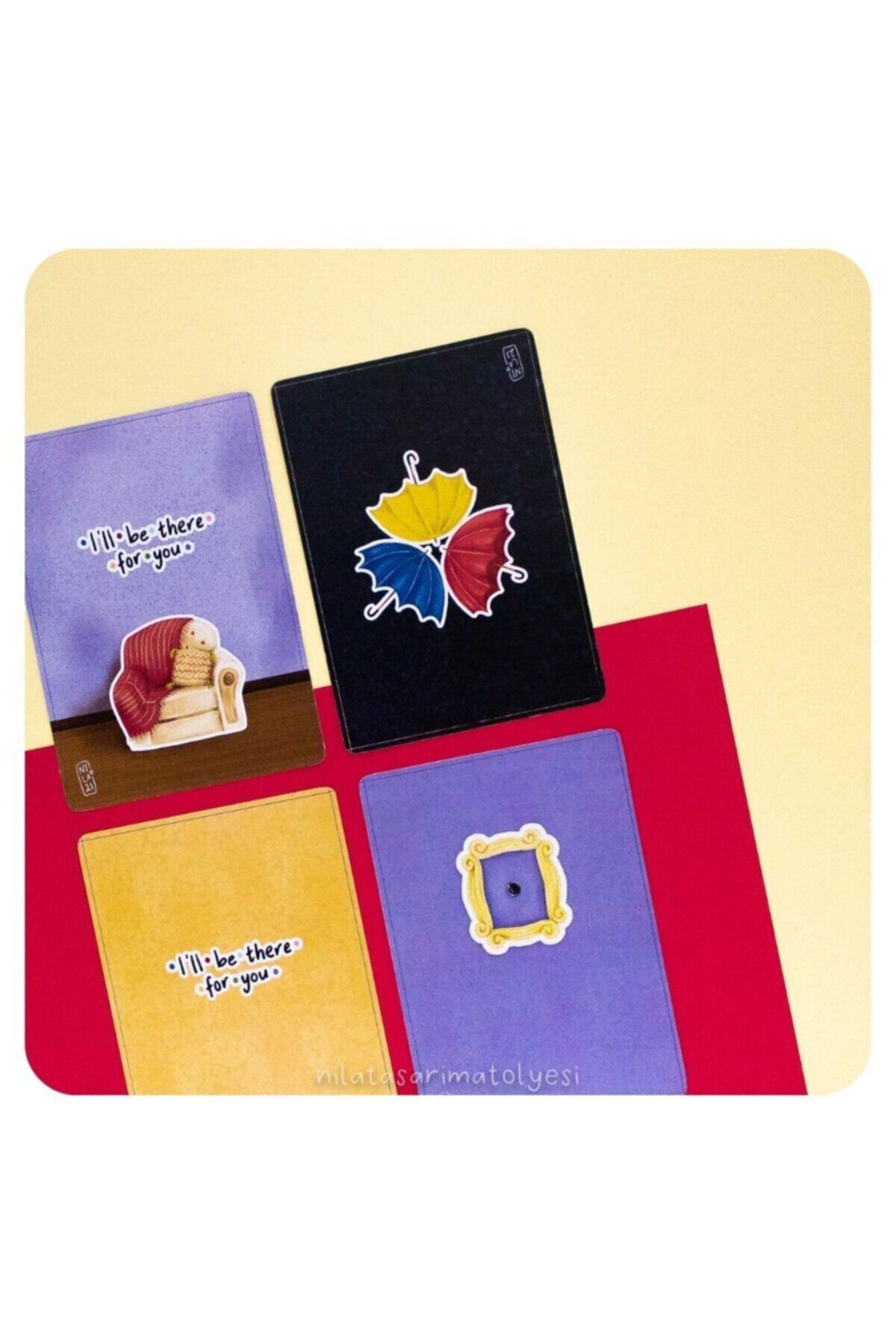 Nila Tasarım Friends Kartpostal Seti -4'lü-